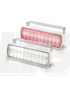 Hella Sea Hawk XL Dual Colour LED Floodlight - White/Red - White Housing - BULK
