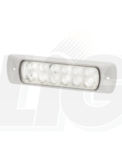 Hella 2LT980747011 Sea Hawk LED Floodlights - Recess Mount (Spot Light, White Housing)