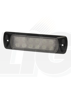 Hella 2LT980747101 Sea Hawk LED Floodlights - Recess Mount (Spread Light, Black Housing)