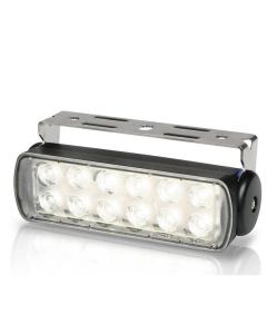 Hella 2LT980670201 Sea Hawk LED Floodlight - Bracket Mount (Spot Light, Black Housing)