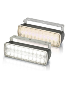 Hella 2LT980950081 Sea Hawk XL Dual Colour LED Floodlight - White/Warm White - Black Housing