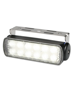 Hella 2LT980670301 Sea Hawk LED Floodlights - Bracket Mount (Spread Light, Black Housing)